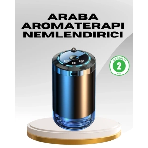 Araç İçi Difüzör Nemlendirici ve Aromaterapi Özellikli