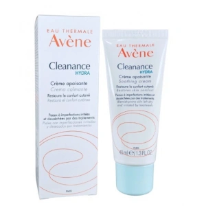 Avene Cleanance Hydra Akne Tedavisi Nedeniyle Kurumuş ve Tahriş Olmuş Ciltler için Yatıştırıcı Krem 40 ml
