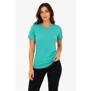 Basic Tişört Bisiklet Yaka Kısa Kol Günlük Yazlık Slim Fit T-Shirt - Su Yeşili