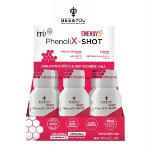 Bee & You Phenolix Energy x Shot Vitamin+Taurin 50 ml - 12li Stant