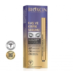 Bioxcin Kolajen ve Hyaluronik Asit İçerikli Kaş ve Kirpik Serumu 3 ml