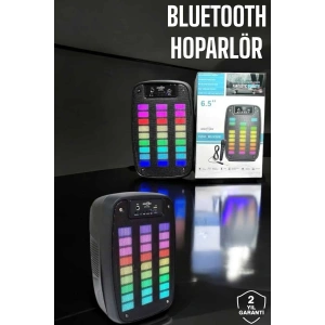 Bluetooth  Hoparlör Mikrofonlu Speaker Taşınabilir Şarjlı