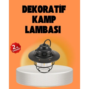 Çam Kozalağı Şekilli Retro Kamp Gece Lambası