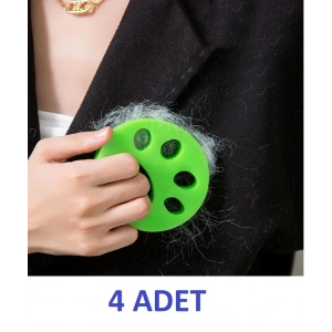 Çamaşır Makinesi Ve Evcil Hayvanlar İçin Tüy Toplayıcı Yıkanabilir Aparat 4 Adet