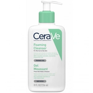 CeraVe Normal Ve Yağlı Ciltler İçin Köpüren Temizleyici 236 ml