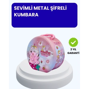 Çocuk Para Kasası Anahtarlı Güvenli Tasarruf Kutusu