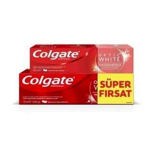 Colgate Optic White Diş Macunu 75 ml + 50 ml
