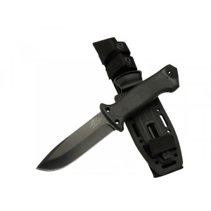 Columbia Tiger Tactical HTM 3321 A Siyah Outdoor / Survival Bıçak 27cm - Kauçuk Sap, Kılıflı, Kutulu