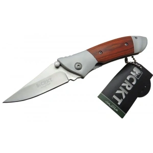 CRKT CR 0035 RD Kamp Çakı 18 cm - Metal &amp; Gül Ağacı Saplı, Kılıflı, Kutulu