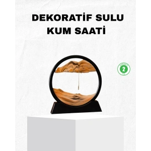 Dekoratif Kum Saati – Şık Masa Üstü Aksesuar, Dayanıklı Malzeme, Modern ve Klasik Tasarım