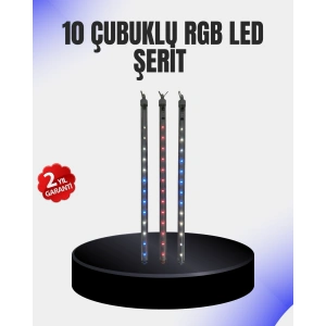 Dekoratif LED Meteor Işık 10’lu Çubuk Seti