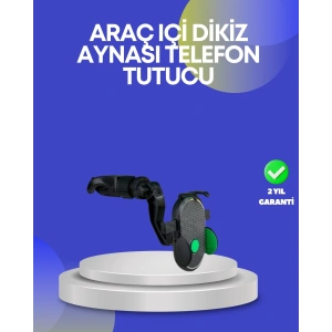 Dikiz Aynasına ve Koltuk Başlığına Uyumlu Telefon Tutucu