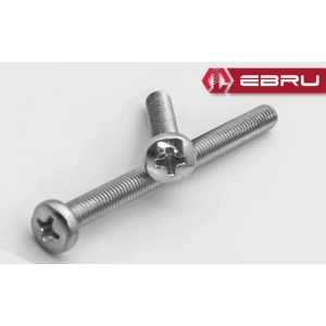 Ebru Yuvarlak Yıldız Başlı YSB Civata M5x70 - 100 Adet
