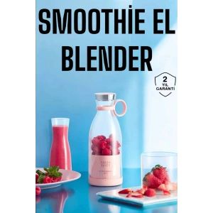 El Blender Bardak Blender Şarjlı Taşınabilir Meyve Sıkcağı Smoothie