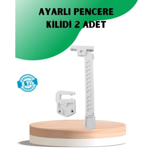 Emniyet Amaçlı Pencere Açılma Sınırlayıcı Aparat 2 Adet