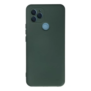 General Mobile GM 21 Kılıf Nano içi Kadife Silikon - Koyu Yeşil