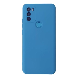 General Mobile GM 21 Plus Kılıf Nano içi Kadife Silikon - Mavi
