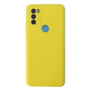 General Mobile GM 21 Plus Kılıf Nano içi Kadife Silikon - Sarı