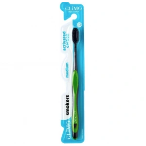 Glimo Smokers Beyazlatıcı Diş Fırçası Medium Yeşil