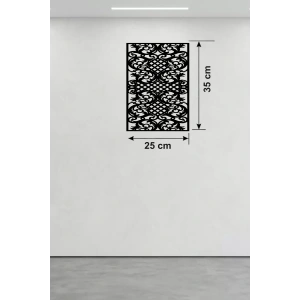 Gotham Temalı Ahşap Duvar Saati - 25x35 cm Lazer Kesim Dekoratif Saat