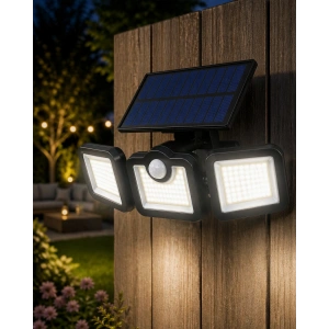 Hareket Sensörlü Solar Bahçe Lambası Güçlü LED Duvar Projektörü