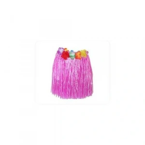 Hawaii Hula Eteği Pembe Renk 40 cm