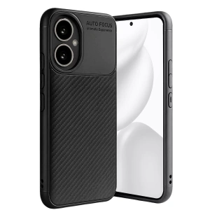 Honor 400 Kılıf Auto Focus Karbon Kapak - Siyah