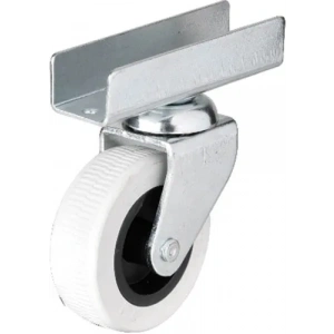 Hts 323 - 50x20 mm Gri Uzun U Tablalı Teker 4 Adet