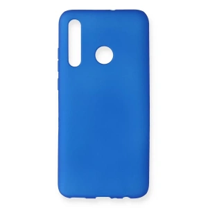 Huawei Honor 20 Lite Kılıf First Silikon - Mavi
