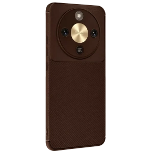 Huawei Honor Magic 8 Lite Auto Focus Karbon Kapak - Kahverengi
