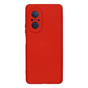 Huawei Nova 9 SE Kılıf Nano içi Kadife Silikon - Kırmızı