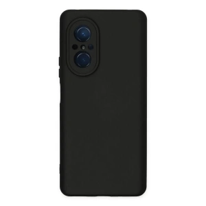 Huawei Nova 9 SE Kılıf Nano içi Kadife Silikon - Siyah