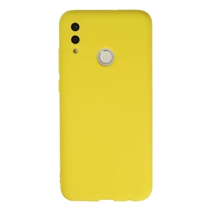 Huawei P Smart 2019 Kılıf Nano içi Kadife Silikon - Sarı