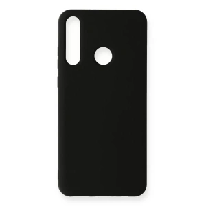 Huawei Y6P Kılıf Nano içi Kadife Silikon - Siyah