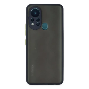 İnfinix Hot 11s Kılıf Montreal Silikon Kapak - Lacivert