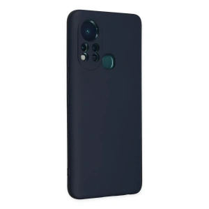 İnfinix Hot 11s Kılıf Nano içi Kadife Silikon - Lacivert