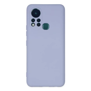 İnfinix Hot 11s Kılıf Nano içi Kadife Silikon - Lila