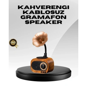 Kablosuz Retro Radyo Hoparlör 5W Güçlü Ses USB Hafıza Kart Destekli
