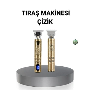 Kablosuz Şarjlı Profesyonel Tıraş Makinesi – 1800 mAh Lityum Pil