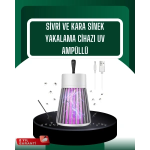 Kamp ve Bahçe İçin Şarjlı Böcek Kovucu Lamba