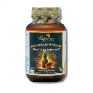 Kiperin Bromelain+ Papain 30 Kapsül