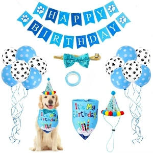 Köpekler İçin Doğum Günü Partisi Seti