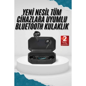 Kulak İçi Bluetooth Kulaklık Rgb Işıklı Çift Mikrofonlu iOS/Android Uyumlu BT 5.2