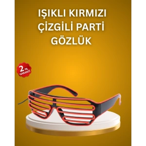 Kutlama ve Etkinliklere Özel LED Işıklı Gözlük