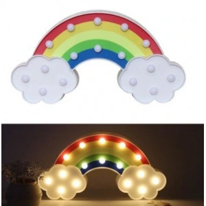 Led Işıklı Gökkuşağı Gece Lambası