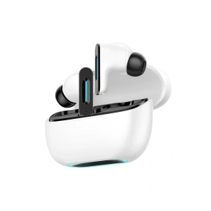 LS-518 Aktif Gürültü Engelleyici Özellikli TWS Airpods Kulaklık - Beyaz-Siyah