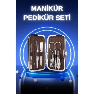 Manikür Pedikür Seti 7 Parça Tırnak Mantarı Tırnak Batığı Temizleme Taşınabilir