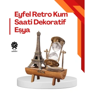 Masa Üstü Ahşap Kum Saati – Dekoratif, Dayanıklı ve Şık