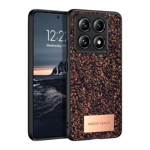 Mi 14T Pro Bright Simli Kapak - Derin Mor