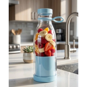 Mini Blender USB Şarjlı 380 ml Smoothie Hazırlayıcı Hafif ve Pratik Tasarım